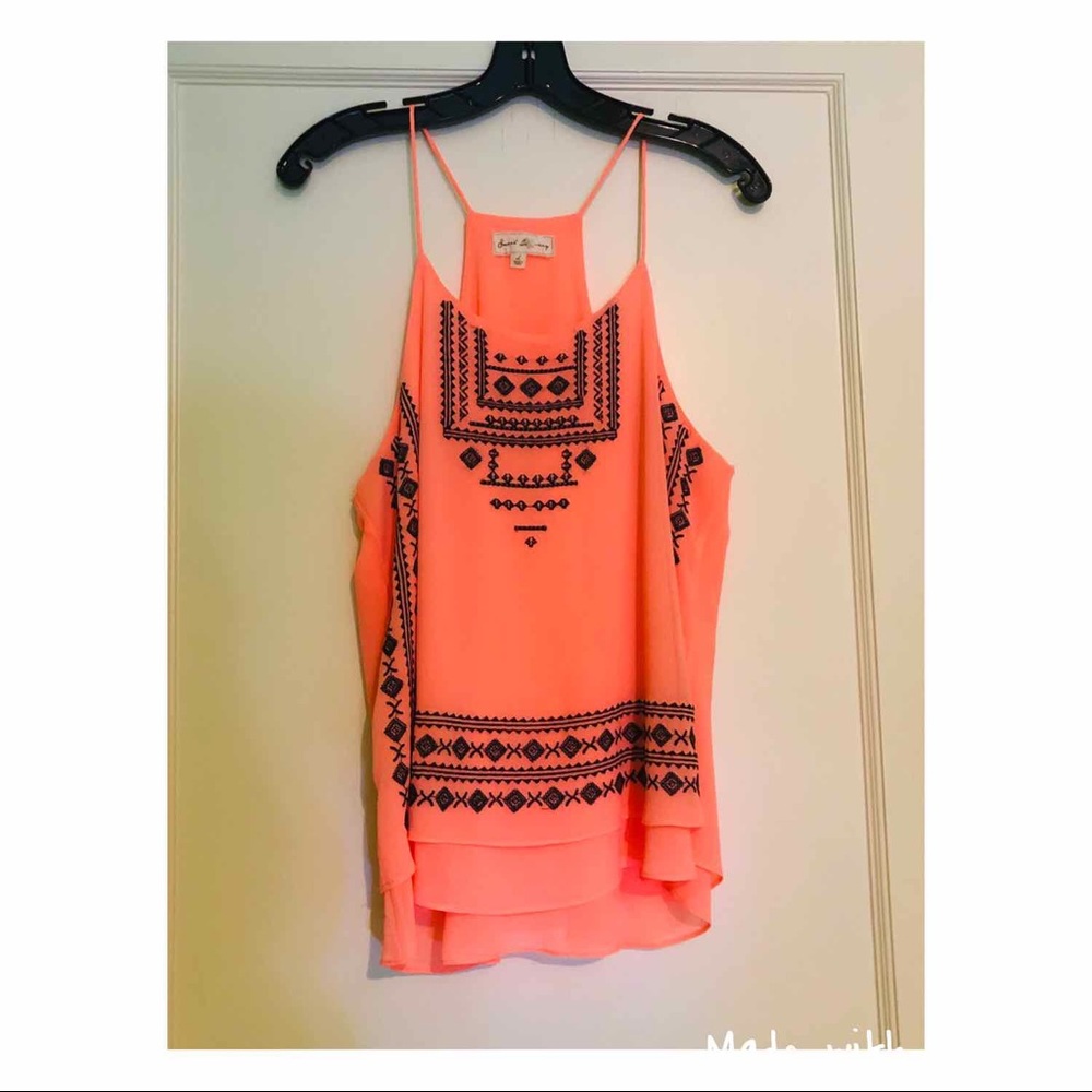 Sweet Journey Geometric Flowy Tank